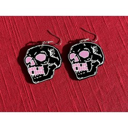 Skull dangly earrings